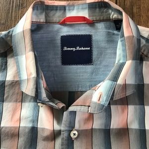 Tommy Bahama Size L Button Down Casual Shirt